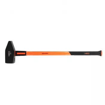 Młotek ślusarski NEO Tools 25-155 z uchwytem z włókna szklanego, głowica 1000 g, poprzeczny, DIN 1041, pomarańczowo-czarny