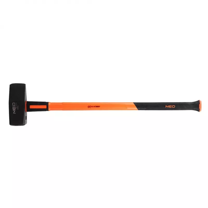 Młotek ciesielski NEO TOOLS 25-162 z uchwytem z włókna szklanego, głowica 600 g, magnetyczny uchwyt na gwoździe, antywibracyjny, certyfikat TÜV, czarno-pomarańczowy