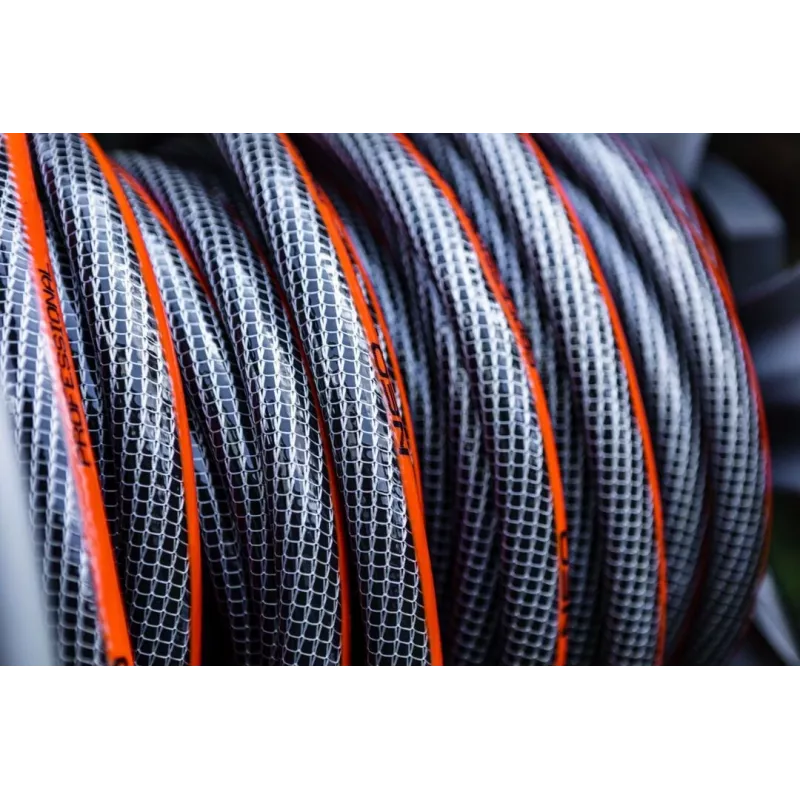 NEO TOOLS 3/4 cala x 30m 6-warstwowy wzmocniony wąż ogrodowy PVC, ciśnienie rozerwania 25 bar, odporny na UV i glony, zielony