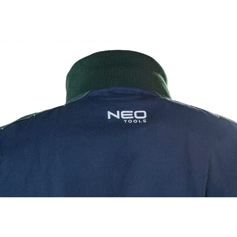 Kurtka robocza NEO TOOLS 81-216-XL, szaro-pomarańczowa, XL, 65% poliester 35% bawełna, 267 g/m², CE EN ISO 13688