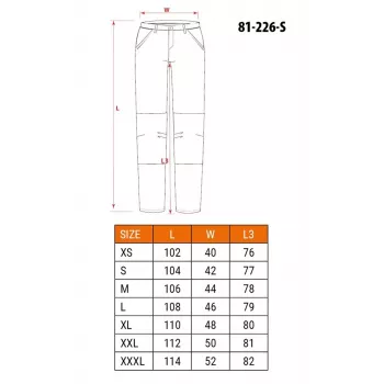 NEO Tools 81-226-S Spodnie ochronne rozmiar S