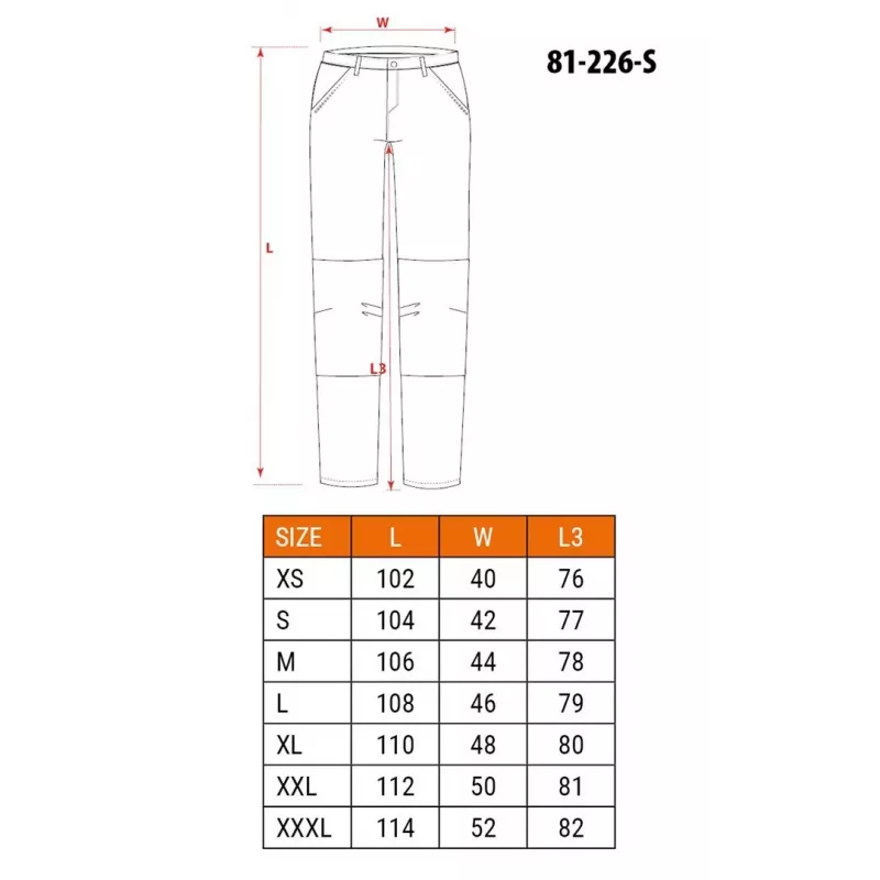 NEO Tools 81-226-S Spodnie ochronne rozmiar S