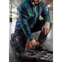 NEO TOOLS 81-229-S Spodnie ochronne z kieszeniami na nakolanniki, szary/czarny, rozmiar S