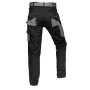 NEO TOOLS 81-238-XS Unisex Protective Work Trousers with Reinforced Knees, Grey/Black, Size XS