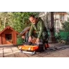 NEO TOOLS 81-241-M Spodnie robocze z kieszeniami na nakolanniki, szary/czarny, rozmiar M