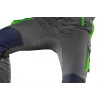 NEO Tools 81-247-L Spodnie robocze męskie z nakolannikami, szaro-zielone, rozmiar L