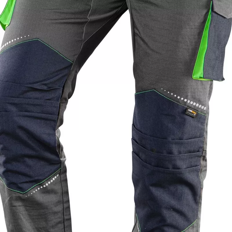 NEO TOOLS 81-247-XS unisex koszulka robocza, 100% bawełna, szara, XS