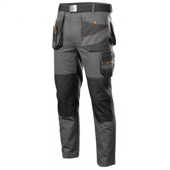 NEO Tools 81-325-L Spodnie ochronne rozmiar L Szary/Czarny z pomarańczowymi akcentami