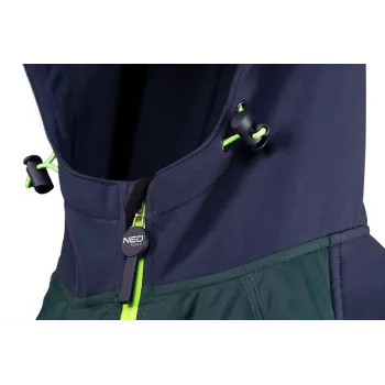 NEO TOOLS 81-559-XL Kurtka robocza unisex, 100% bawełna, szara, 7 kieszeni, certyfikat CE