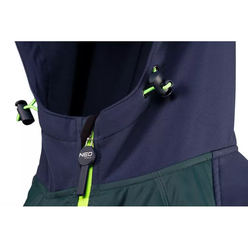 NEO TOOLS 81-559-XL Kurtka robocza unisex, 100% bawełna, szara, 7 kieszeni, certyfikat CE