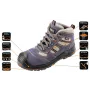 NEO TOOLS 82-046 S1P SRC Buty bezpieczne z podnoskiem stalowym i wkładką antyprzebiciową, zamsz i siateczka, czarno-szare, EU 39-47