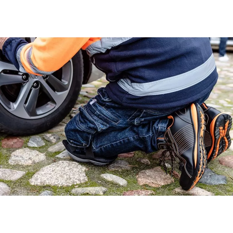 NEO Tools 82-105 S1P SRC Buty ochronne niskie, rozmiar 42, czarno-szare