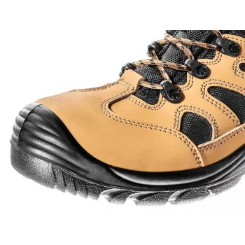 NEO TOOLS 82-120 S1P SRC Buty ochronne ze stalowym noskiem i antyprzebiciową wkładką, skóra zamszowa, rozmiar 42