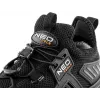 NEO Tools 82-158-39 S1P SRC Buty ochronne z podnoskiem stalowym i wkładką antyprzebiciową, skóra zamszowa, rozmiar 39 EU, czarno-pomarańczowe
