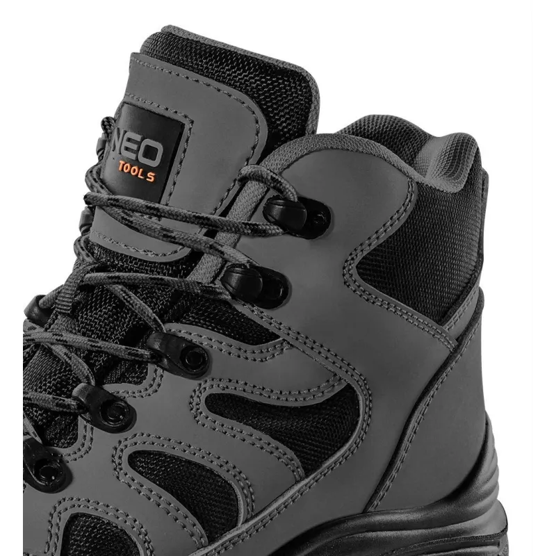 NEO TOOLS 82-167-41 S1P SRC Buty ochronne - stalowy podnosek, antyprzebiciowe, czarno-szare, rozmiar 41
