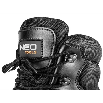NEO Tools 82-175-45 S3 SRC obuwie ochronne skórzane wysokiej jakości, rozmiar 45, czarno-szare