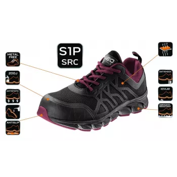 NEO Tools 82-530-40 S3 SRC Buty Ochronne z Podnoskiem Stalowym, Rozmiar 40