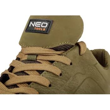NEO TOOLS 82-741-40 Obuwie ochronne S1P SRC z podnoskiem stalowym i wkładką antyprzebiciową, rozmiar 40, czarno-szare