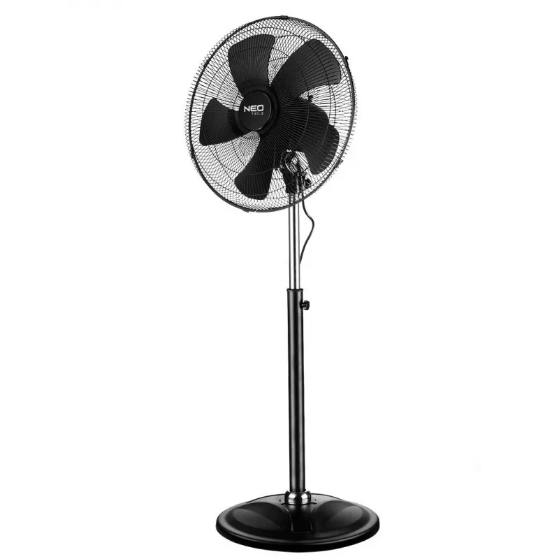 NEO Tools 90-003 Wentylator domowy 45 cm 120 W Wentylator podłogowy Czarny/Srebrny