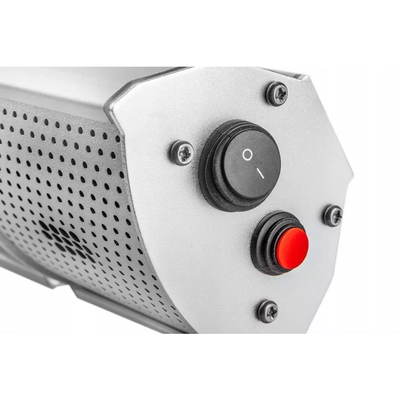 NEO TOOLS 90-030 Promiennik podczerwieni 2000W IP44 do użytku wewnątrz i na zewnątrz, montaż na ścianę i sufit, stalowy