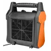 NEO Tools 90-061 Elektryczny grzejnik konwekcyjny 3000W, 2 poziomy grzania, tryb wentylatora, regulowany termostat, zabezpieczenie przed przegrzaniem, czarno-pomarańczowy