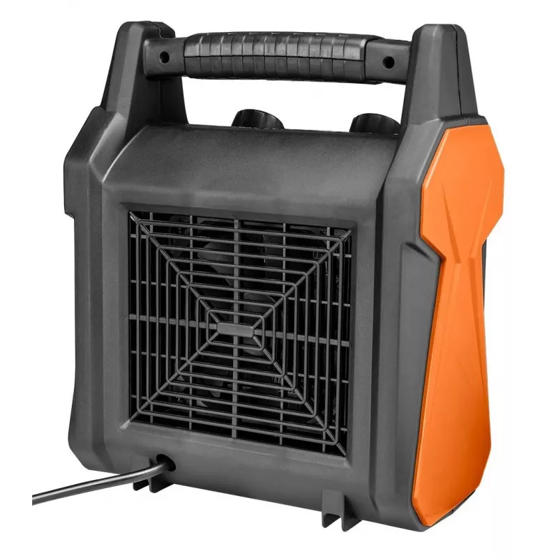 NEO Tools 90-061 Elektryczny grzejnik konwekcyjny 3000W, 2 poziomy grzania, tryb wentylatora, regulowany termostat, zabezpieczenie przed przegrzaniem, czarno-pomarańczowy