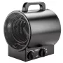 NEO Tools 90-066 2000W PTC Ceramic Elektryczny Nagrzewnica Wentylatorowa z Regulowanym Termostatem, Zabezpieczeniem Przegrzaniowym, Wyłącznikiem Bezpieczeństwa Przechyłowym, 2 Poziomy Grzania, Tryb Wentylacji, Wolnostojąca, Czarny/Szary