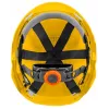 NEO TOOLS 97-210 Zintegrowany kask ochronny z siatkowym wizjerem i nausznikami, pomarańczowy