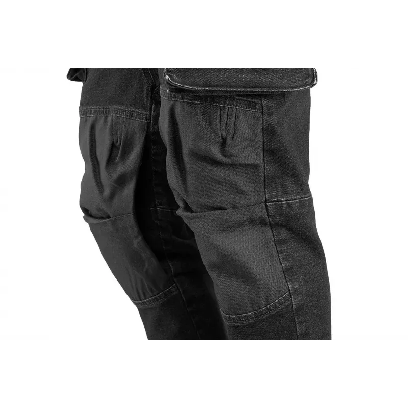 NEO TOOLS DENIM Spodnie robocze, czarne, rozmiar L