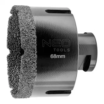 NEO TOOLS Wiertło koronowe diamentowe 68 mm x M14 do porcelany, granitu i kamienia naturalnego