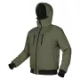 NEO TOOLS Kurtka ocieplana z kapturem OUTDOOR, zielona, rozmiar L