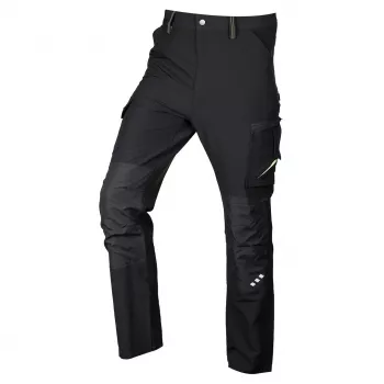 Spodnie robocze NEO TOOLS Mix&Match, 4-kierunkowy stretch, czarno-zielone, rozmiar XXL