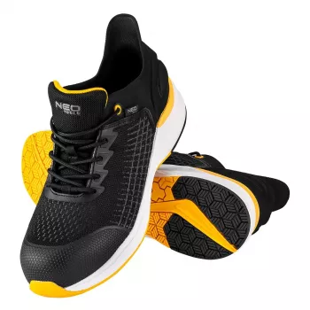 Buty ochronne NEO TOOLS S1 SR z kompozytowym noskiem, profilowanym zapiętkiem, rozmiar 40