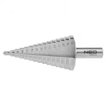 NEO TOOLS Wiertło schodkowe 4-32 mm HSS, spiralny rowek