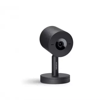 Netatmo Advance Wewnętrzna Kamera Bezpieczeństwa, Czarna, Full HD 1080p, Rozpoznawanie Twarzy, HomeKit