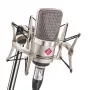 Neumann TLM 102 NI Studio Set - Pojemnościowy mikrofon studyjny z dużą membraną, zawieszka antywstrząsowa, nikiel