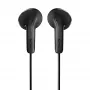 NGS Cross Glide Przewodowa Słuchawka Dokanałowa z Mikrofonem, USB-C, Czarny
