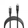 NGS KNOT USB-C do USB-C Kabel 2m 240W Czarny