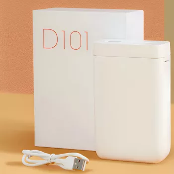 Niimbot D101 Przenośna drukarka etykiet termicznych, 203 dpi, Bluetooth, Biała