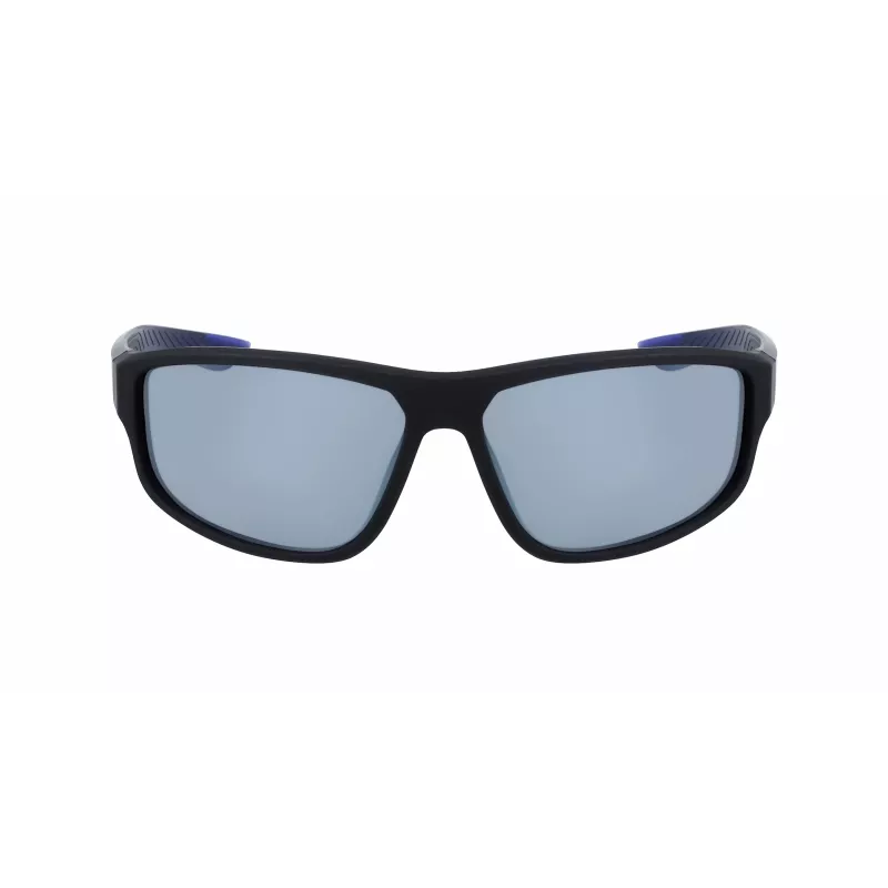 Okulary przeciwsłoneczne NIKE Brazenfield dla mężczyzn - oprawka matowa czarna, szare soczewki poliwęglanowe, 62/14/130 mm