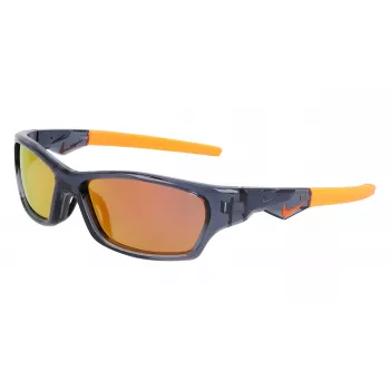 Okulary przeciwsłoneczne dla dzieci Nike JOLTMDZ737957 - czarna oprawka, soczewki dymnoszare, 57 mm