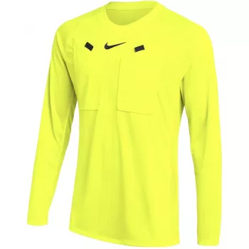 Koszulka sędziowska Nike Dri-FIT Referee III męska z długim rękawem, żółta HV8326 702 XL