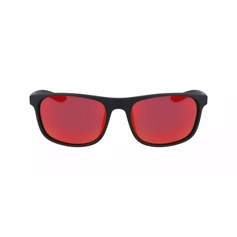 NIKE ENDURE MFJ Unisex Sport Sunglasses - Matte Black Frame, Grey Lens, 59mm