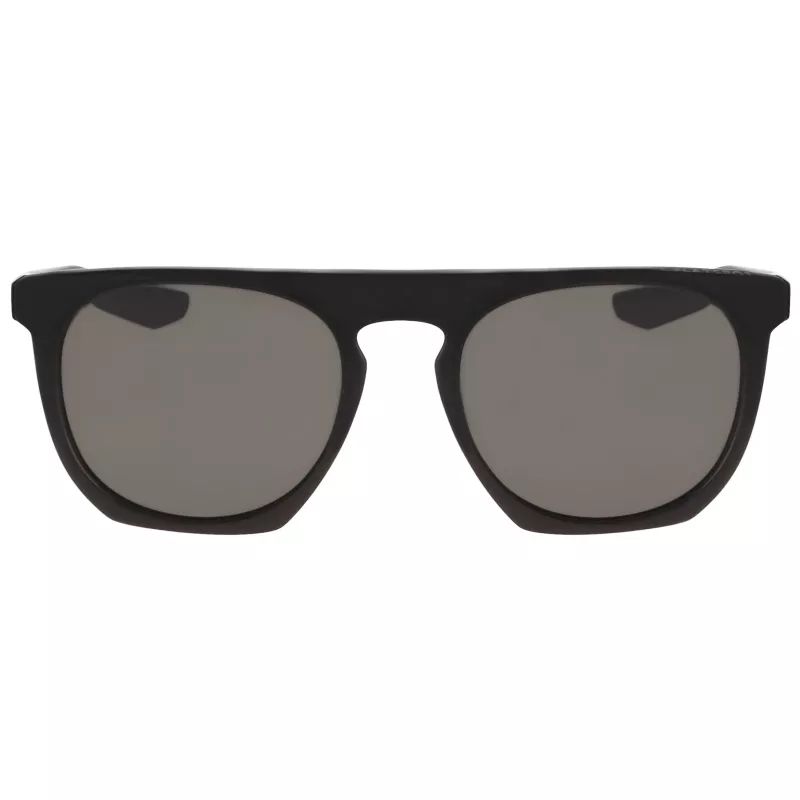 Okulary przeciwsłoneczne NIKE Flatspot EV09 dla mężczyzn - matowa czarna oprawka, szare szkła, 52 mm