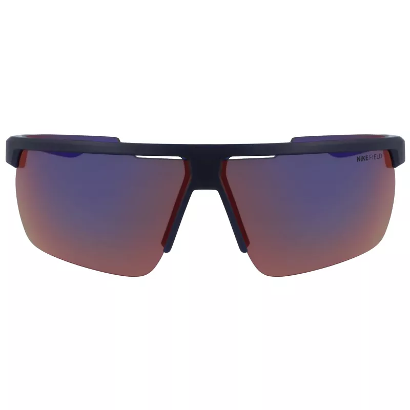 Okulary przeciwsłoneczne sportowe Nike męskie Indshieldecw - matowa czerń, szary odcień, 75/9/130 mm