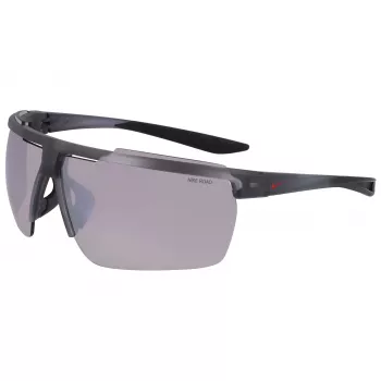 Okulary przeciwsłoneczne Nike Men's Windshield ECW - Matowa czerń / Ciemny szary - Soczewka 75 mm