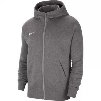 Nike Park 20 Bluza z kapturem męska polarowa zapinana na zamek ciemnoszara melanż CW6891-071