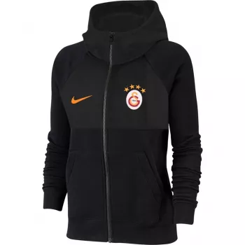 Nike Sportswear Bluza z Kapturem Zapinana na Zamek Czarna DA1686 010 Młodzieżowa L