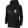 Nike Sportswear Bluza z Kapturem Zapinana na Zamek Czarna DA1686 010 Młodzieżowa L