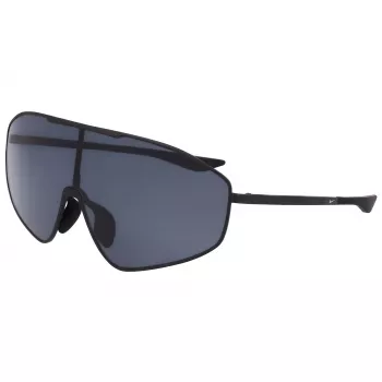 NIKE Unisex ECHOSHIELD2IF Sport Sunglasses - Matte Black, Smoke Grey Lens, 66mm